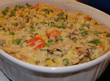 Csirkés, zöldséges rizs a sütőből – ízletes étel villámgyorsan!