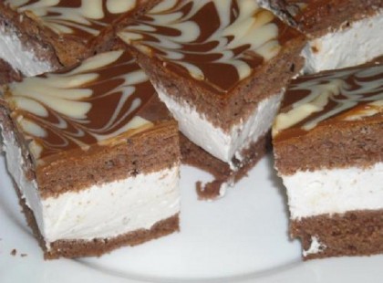 Gesztenyés-tejszínes torta