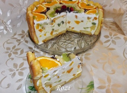 Diplomata torta, sütés nélkül