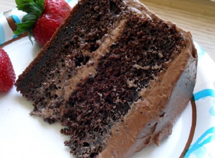 Csokoládés szelet, ínycsiklandó főtt csokikrémmel! Ez a krém valóban nagyon különleges és csupa csoki!