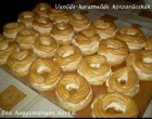 Vaníliás-karamellás koszorúcskák Eta módra.