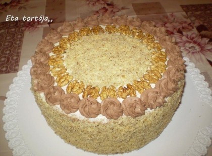 Csupa diós torta Eta módra