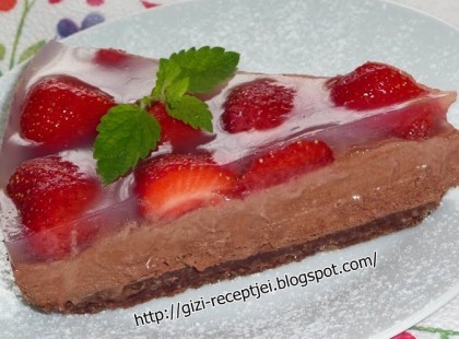 Epres lúdláb torta sütés nélkül