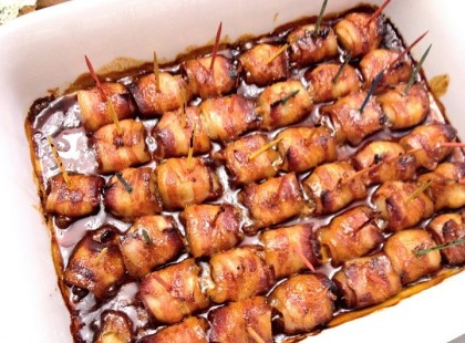 Baconbe csomagolt csirkefalatkák – ínyenc főétel egyszerűen!