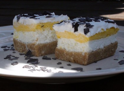 Habos emeletes szelet (sütés nélküli)