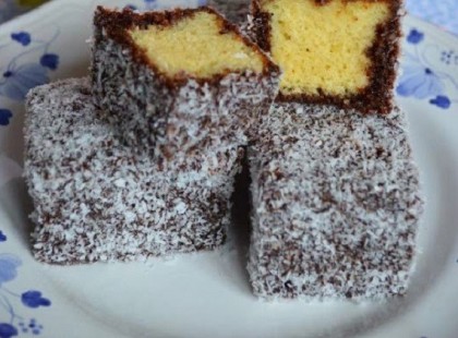 Kókuszkocka - Lamington szelet
