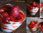Mascarponés, epres pohárkrém