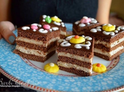 Mézes gesztenyés krémes