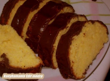 Citromos szelet csokimázzal