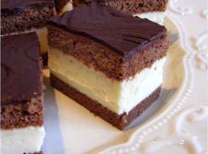 Kinder szelet - nagy adag, de kell is, mert nagyon finom.