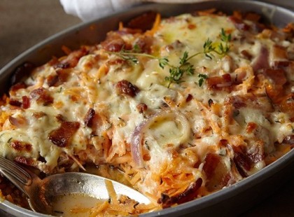 Húsos rakott burgonya – mennyei étel, egyszerű recept!