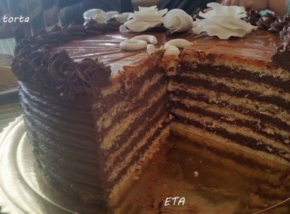 Dobos torta Eta módra