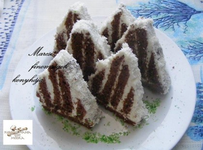 Kókuszos piramis szeletek