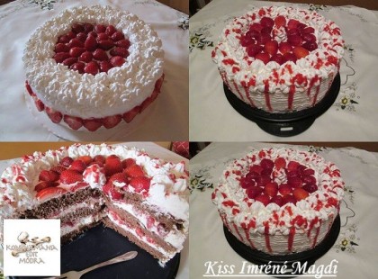 Epres- kakaós túrós torta