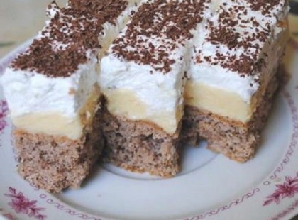 Mennyei habos-diós süti