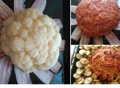 Fasírtos karfiol torta receptje