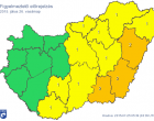 Viharos szél és 2 centis jég jöhet az ország egyik felében, hőség a másikban
