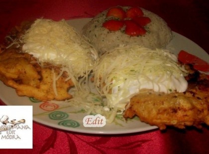 Tócsniba bújt sertés szelet