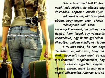 Tisztában vagyok azzal, hogy mit érek, hogy mit tudok adni és ezért mit érdemlek