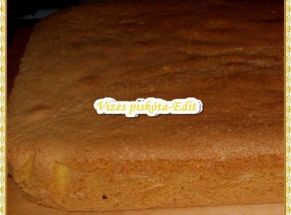 A tökéletes vizes piskóta receptje Horváth Ilona szakácskönyvéből