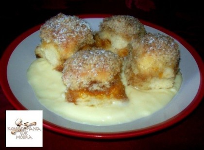 Lekvárral töltött aranygaluska