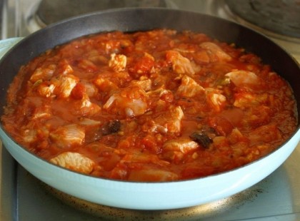 Lecsós csirke – füstölt szalonnával és padlizsánnal, fejedelmi falatok!!