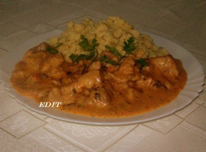 Bakonyi sertésragu galuskával