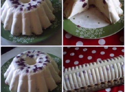 Hidegen készített gyümölcsös túró torta