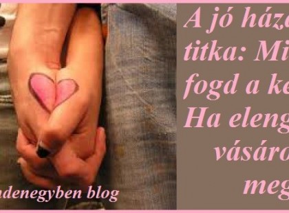 A jó házasság titka: Mindig fogd a kezét! Ha elengeded vásárolni megy!