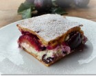 Szilvás-túrós pite. Külön-külön is finom, na de együtt........