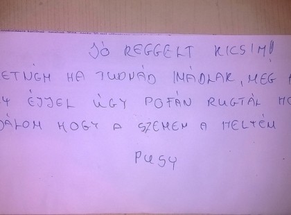 Erre a gyöngyszemre most akadtam rá és nem bírom abbahagyni a nevetést. Gondolom mi nők páran ébredtünk már így reggel, vagy egyáltalán nem is aludtunk mikor életünk párja éppen horkol vagy fogat csikorgat vagy rémálma van vagy mint ebben az esetben ad egy tockost. Nyomj egy lájkot, ha ismerős! :)