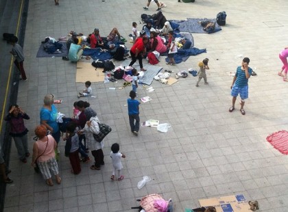 Tegnap elmentem a Keletihez, hogy személyesen is lássam mi a helyzet.