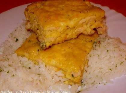 Sajtban sült csirkemell