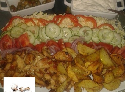 Gyros,ahogy Andrea készítette.