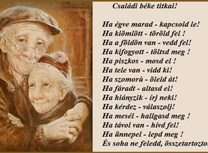 A családi béke titkai
