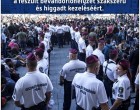 Amíg ezek a szegény álmenekültek dobálóznak az ásványvízzel és a kajával addig a MAGYAR rendőrök éhen-szomjan 12-24 órás szolgálatban állnak és próbálják békésen erőszak nélkül megoldani a helyzetet és MINKET MEGVÉDENI!!!