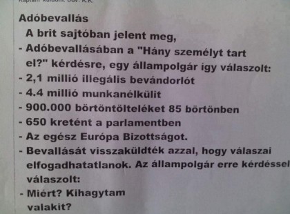 Adóbevallás - humor :D
