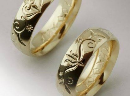 Magyaros vésett karikagyűrű - 