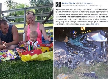 Egy ittas sofőr miatt elvesztette férjét és kisfiát. Futótűzként terjed a Facebookra kitett üzenete!