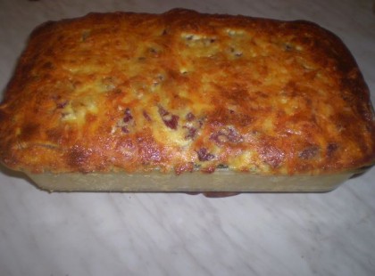 Húsos-tojásos sült krumplipüré