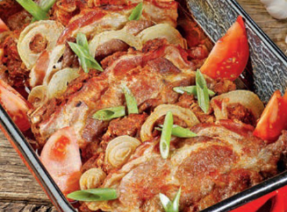 Szalkai rakott tarja