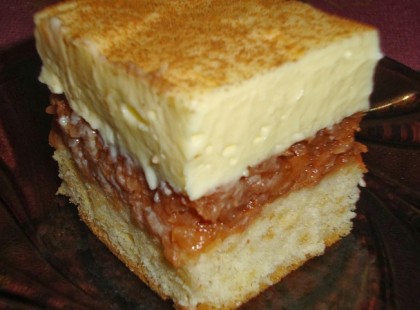 Habos babos almás tejszínes szelet! Mámorító krémes finomság!