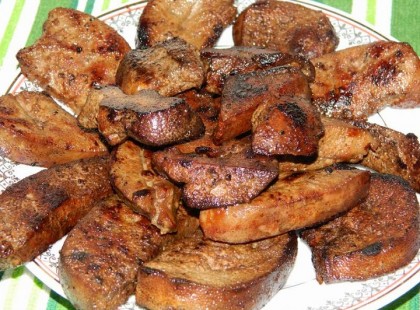 Hirtelen sült májszelet! Adjál csak az élvezeteknek!