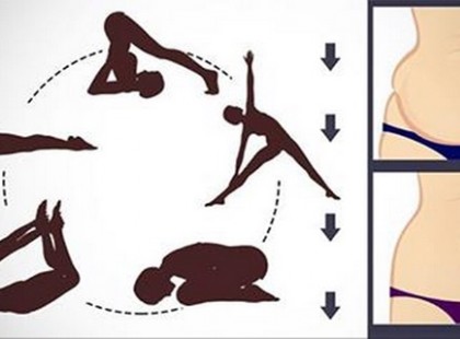 Szabaduljunk meg ezzel az 5 jóga pozícióval a makacs hasi zsírpárnáktól!