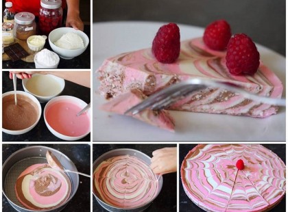 Színes túrótorta – sütés nélkül! Nagyon finom és csodásan mutat!