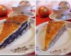 Bejgli pite, mákkal és dióval.