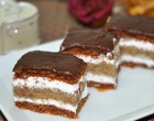 Gesztenyés habos szelet jó sok töltelékkel! Megszépíti a hétköznapokat!