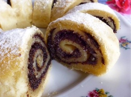 Mákos linzertekercs - 3 hozzávalóból pillanatok alatt elkészül!