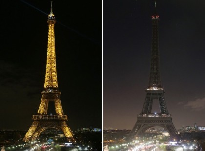 Párizsi vérengzés halottainak tisztelettel adózva idén immár másodszor: lekapcsolták az Eiffel-torony világítását