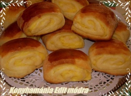 Vaníliás pudingos csiga